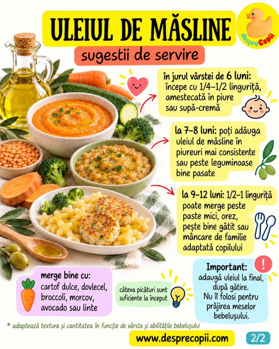 ulei de masline bebelusi 